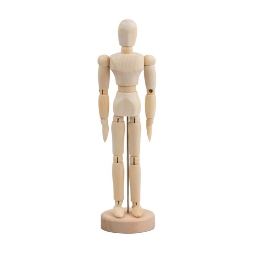 Mannequin articulé bois - mannequin,