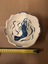 SUPERBE COUPELLE BOL SANSEAU LIMOGES FRANCE CÉRAMIQUE Homard