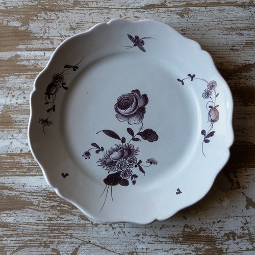 Assiette ancienne faience - assiette,