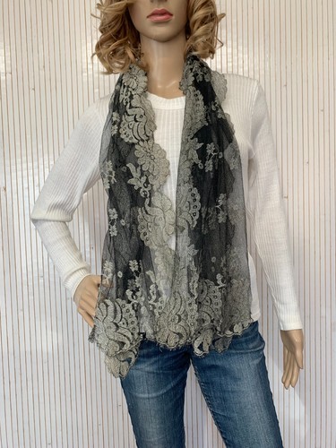 Foulard écharpe dentelle - foulard, en