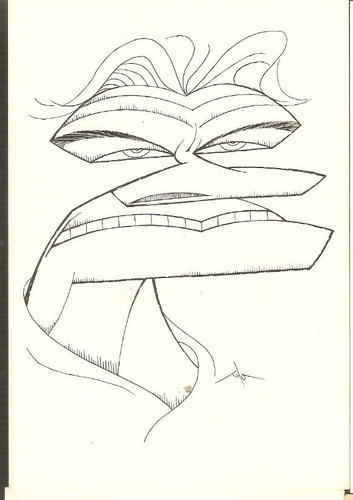 Solo carte postale dessin - carte,
