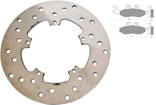 Disque frein avant 2 - disque,