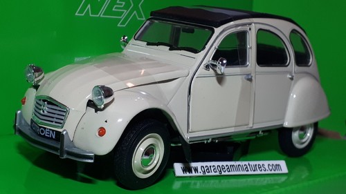 Citroen 2cv6 beige 1975 welly - beige,