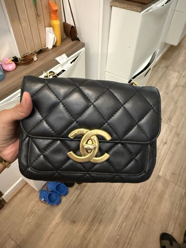 Chanel sac bandoulière cuir - sac,