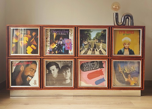 Meuble design vinyles - /, hi-fi