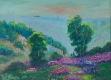 Ancien tableau  signé C De