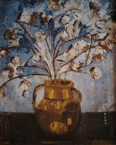 Belle huile sur toile - sur,