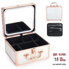 Makeup Case with LED Mirror