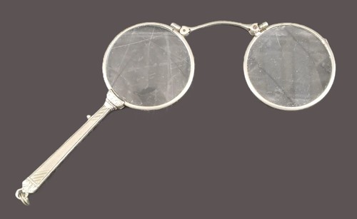Ancien lorgnons binocle pliant