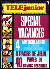 TELE JUNIOR n°11 ¤ 1978 ¤ STAR WARS AVEC 4 STICKERS HOMME QUI VALAIT 3 MILLIARDS
