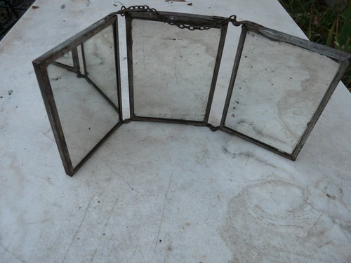 Ancien miroir triptyque