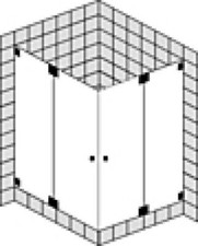 SPRINZ Omega Douche d'angle