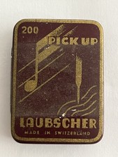 Ancienne Boîte D’Aiguilles De Phonographe LAUBSCHER SEMI-PERMANENTE pour Pick-Up