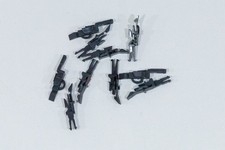 Roco 40271   |   10x Têtes d'Attelage Court - Gris