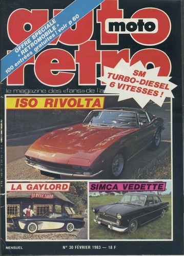 Auto retro 1983 iso - auto,