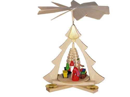 Pyramide table père noël - père,