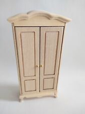 grande armoire en bois, miniature, maison de poupée, vitrine, meuble M4