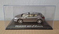Peugeot 407 Elixir 1/43 Norev Concept Car Boite Vitrine