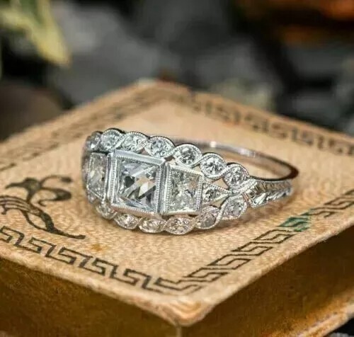 Bague fiançailles art - bague, de