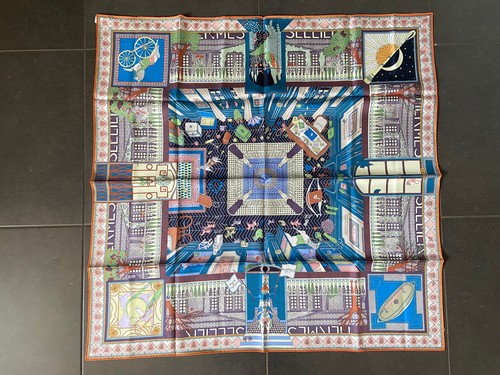 Foulard carré hermès soie - en,