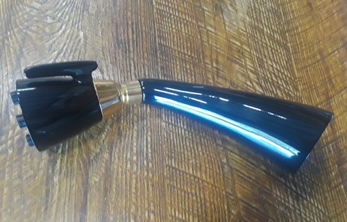 Unusual polished black - polished, &
