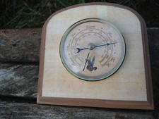 BAROMETRE BOIS Marronnier 1