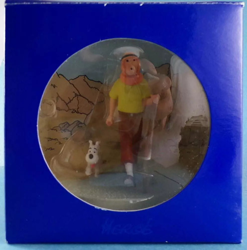Tintin coffret scène - tintin,