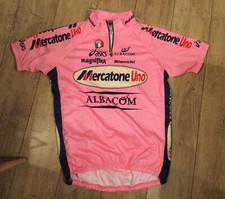 Rare Maillot Rose cycliste Mercatone Uno Pantani Aspics Tour De France 2000  XXL