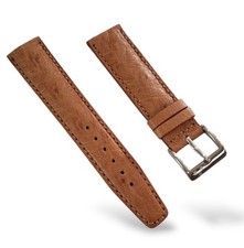 Bracelet Original PERSEO Pour Montres Settebello En Vraie Peau D'Autruche 20 Mm