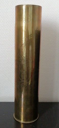 Douille obus sculpté - douille, art