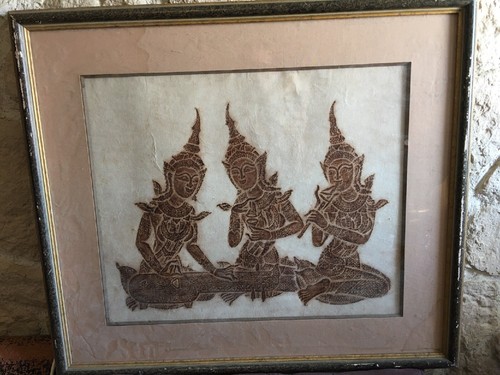 Estampe thaillande papier - estampe,