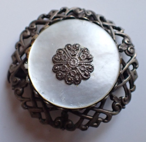 Superbe broche ancienne argent - broche,