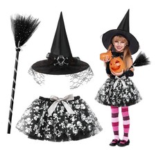 Costume Sorciere Fille, 3pcs