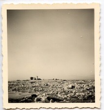 Paysage mer du nord gelée - 2 photo ancienne an. 1940