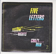 FIVE LETTERS Disque 45T 7" SP YELLOW NIGHTS - CRAZY MAN Part 2 - ATROPA 170351