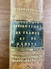 Genève 1795 Suisse Ex Libris de François D’Ivernois Pays de Vaud Chauvet