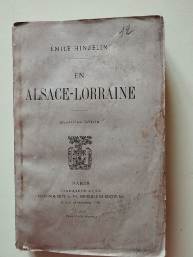 Alsace lorraine émile - en,