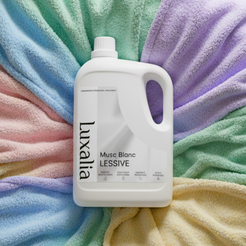 Lessive musc blanc parfumée - blanc,