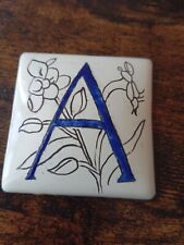 Plaque En Cuivre Émaillé