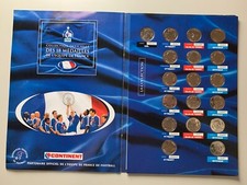 ALBUM COLLECTOR PROMO 18 MEDAILLES CONTINENT EQUIPE DE FRANCE 1999 - ZIDANE