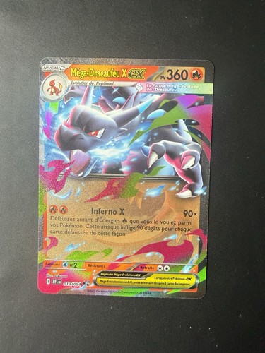 Carte pokemon mega - carte, dracaufeu