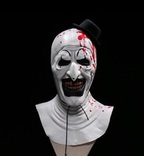 Masque Halloween De Clown A Sang Ensanglanté Kill Scream Masque Fantôme En Latex