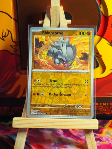 Carte pokemon rhinocorne - carte,