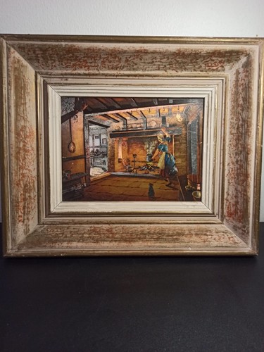 Tableau henri nac sur fond - de,