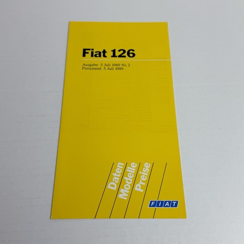 Fiat 126 daten - 126, 4p