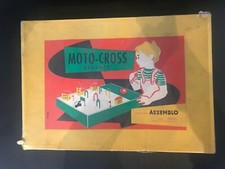 ANCIEN JOUET MOTO CROSS AIMANTE ASSEMBLO