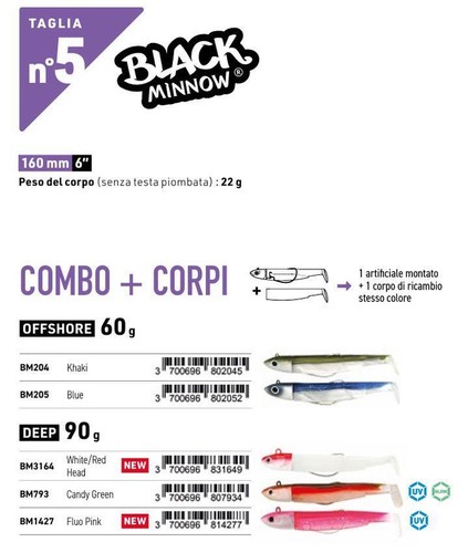 Fiiish combo black minnow 160 - combo,