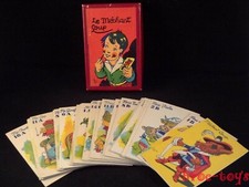 Ancien jeu des paires cartes Le méchant Loup illustré signée en boîte 1920/30 TB