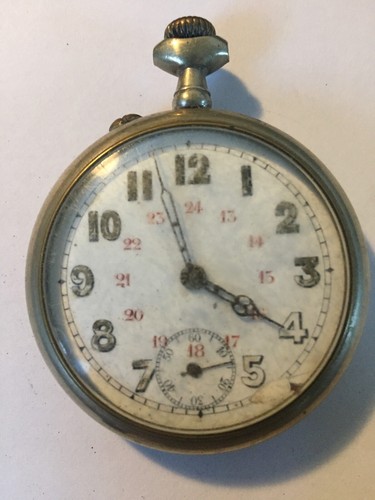 Antique fob watch for overhaul - watch,