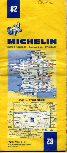 Ancienne carte michelin - ancienne,
